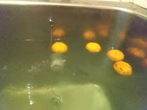 ゆず湯いいわあ(*^_^*)ゆずバブ足したし(*´▽｀*)